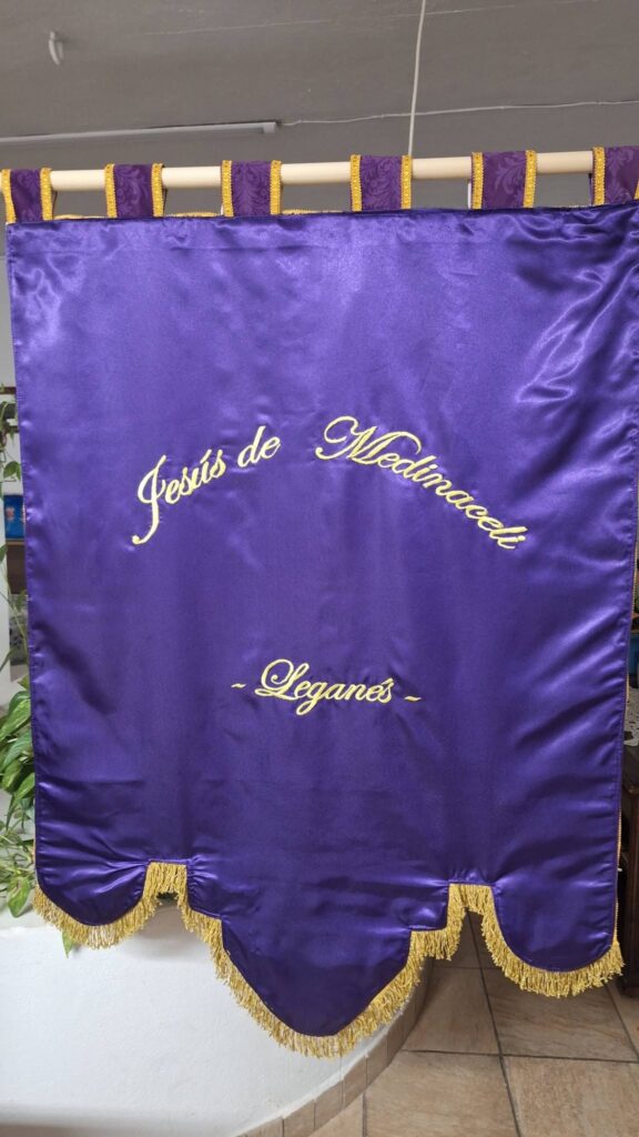Estandarte Cristo de Medinaceli, Leganés - detalle 6