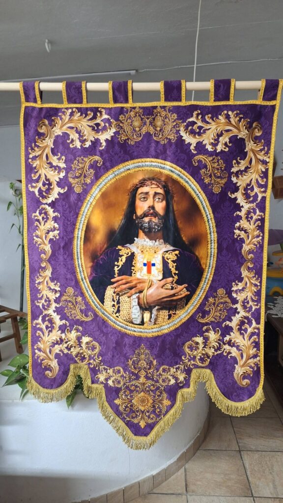 Estandarte Cristo de Medinaceli, Leganés - detalle 4