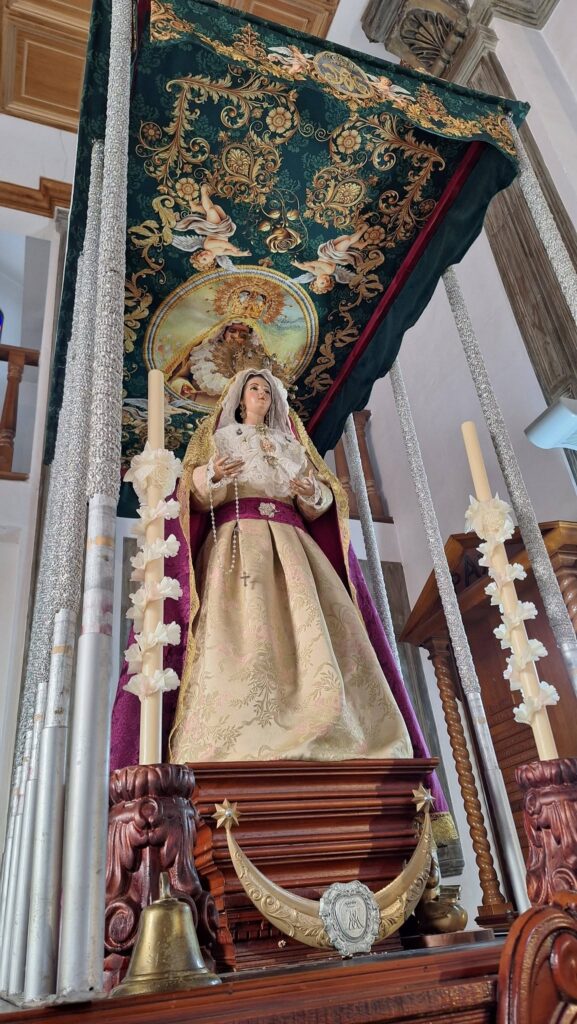 Palio para paso de Virgen de La Juventud - detalle 2